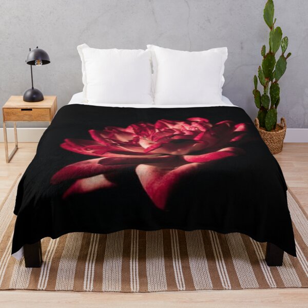 Item preview, Pink Flower Against Black Background designed and sold by NRober5.