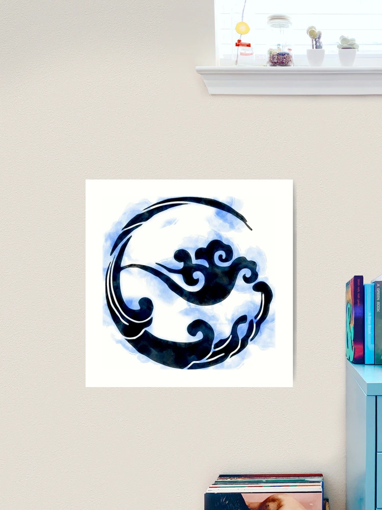 Cloud Recesses Emblem Art Print for Sale by Annpyon