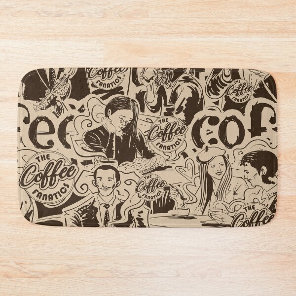 Item preview, Jazz bar, pattern. Thecoffeefanatics merch,  designed and sold by coffeeapparel.