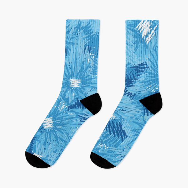 Item preview, Blue and White Squiggly Lines designed and sold by Eduardo Tavares.