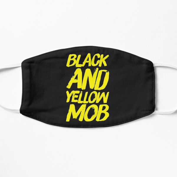 Download Black And Yellow Mob Mask By Mademan3 Redbubble Yellowimages Mockups