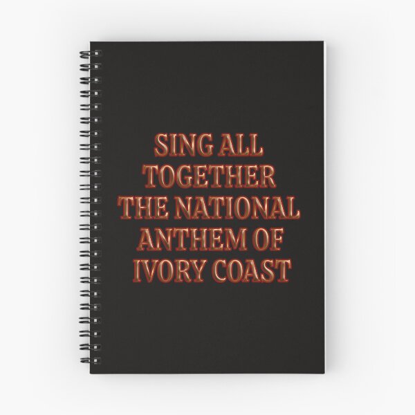Item preview, Sing all together the national anthem of Ivory Coast designed and sold by Ralek.