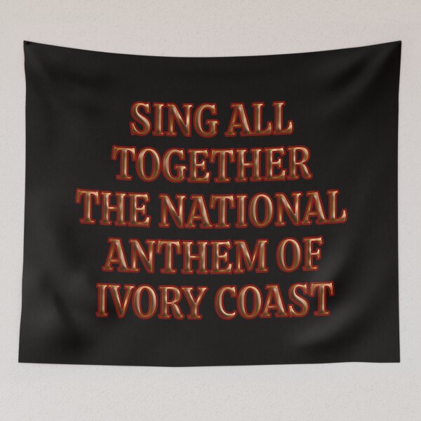 Item preview, Sing all together the national anthem of Ivory Coast designed and sold by Ralek.