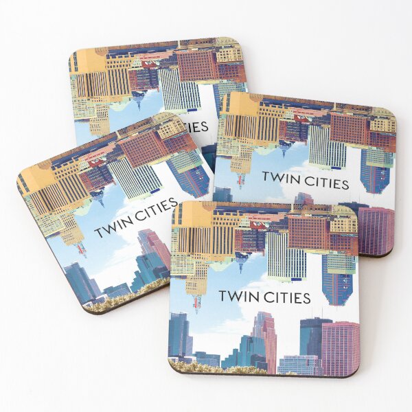Item preview, Skyline de las ciudades gemelas de Minneapolis y Saint Paul Minnesota designed and sold by anthonylonder.