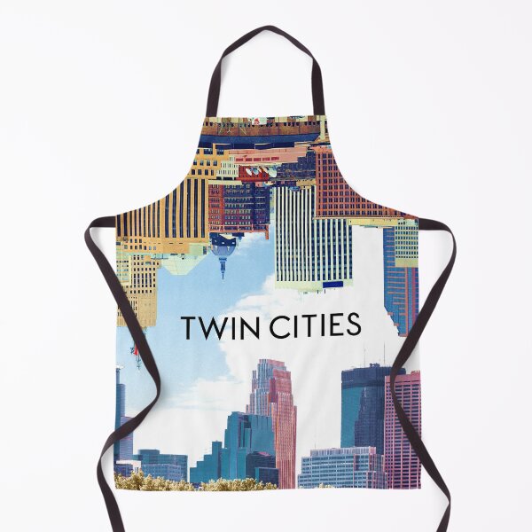 Item preview, Twin Cities Minneapolis and Saint Paul Minnesota Skyline designed and sold by anthonylonder.