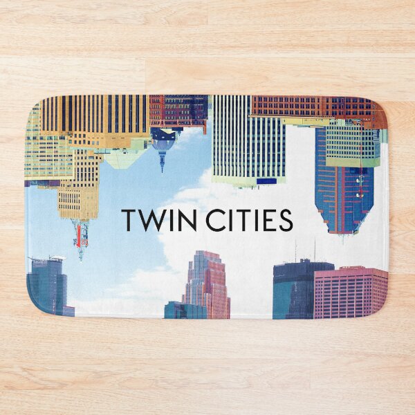 Item preview, Twin Cities Minneapolis and Saint Paul Minnesota Skyline designed and sold by anthonylonder.