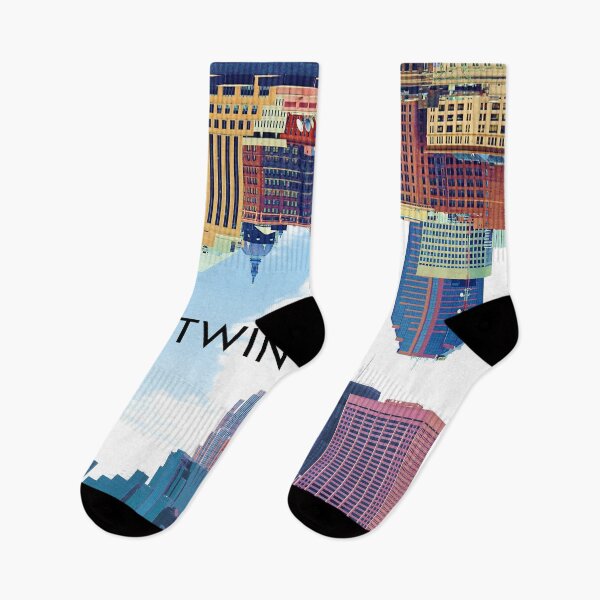 Item preview, Twin Cities Minneapolis and Saint Paul Minnesota Skyline designed and sold by anthonylonder.