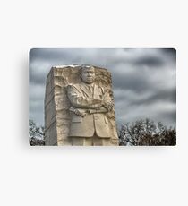 MLK Memorial after snowstorm Canvas Print