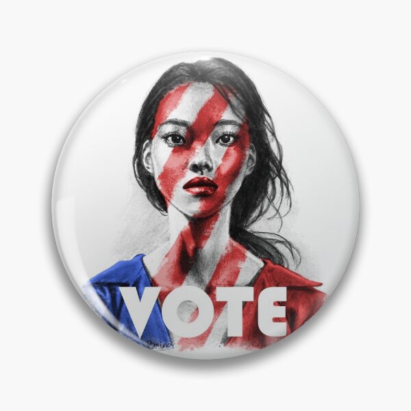 Item preview, Patriotic Woman: VOTE designed and sold by Brina Williamson.
