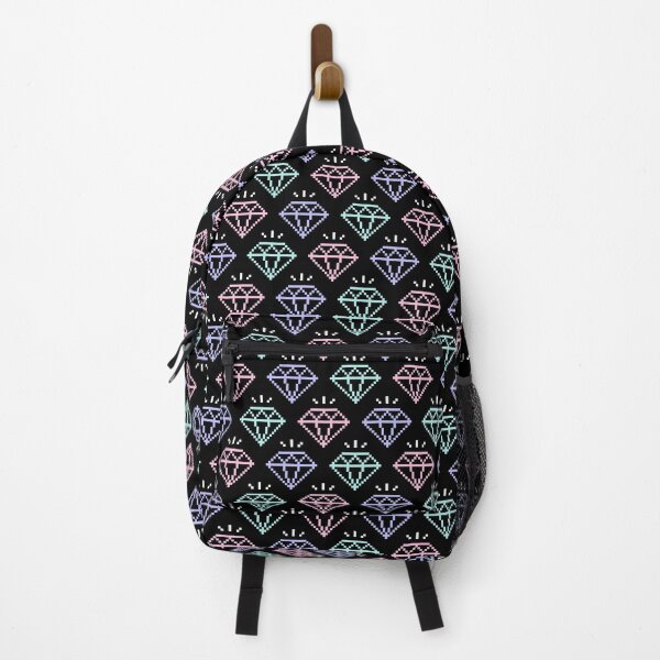 Item preview, 8-Bit Diamonds (Black) designed and sold by scrims.