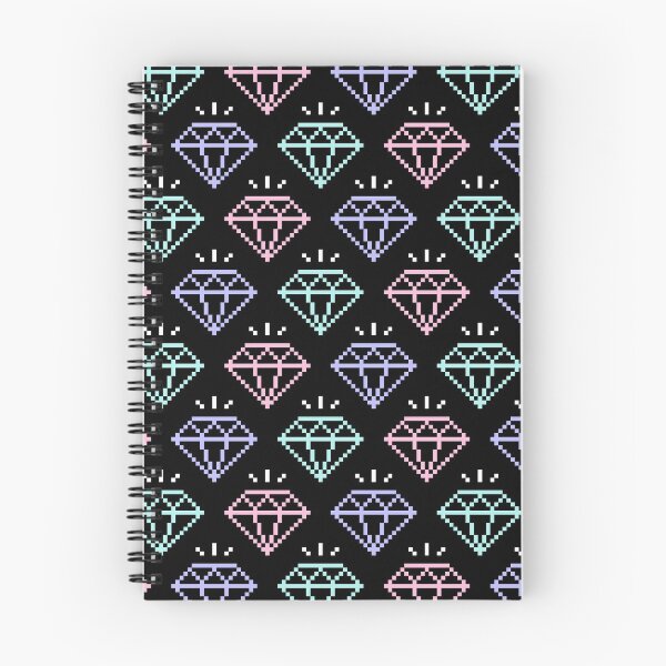 Item preview, 8-Bit Diamonds (Black) designed and sold by scrims.