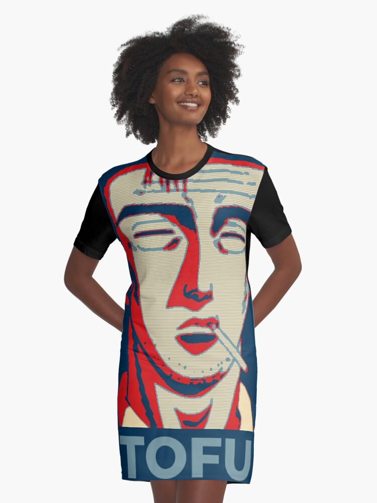 Initial D Tofu Bunta Graphic T-Shirt Dress by Deepcale