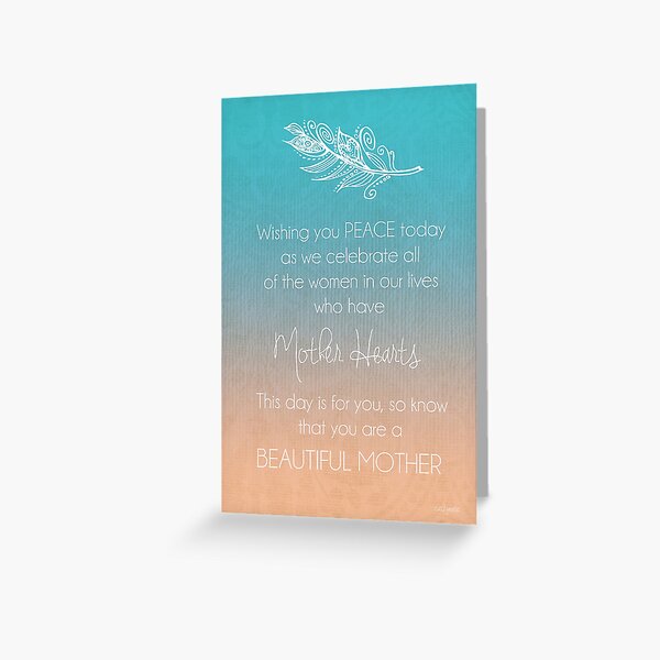 Beautiful Mother Greeting Card