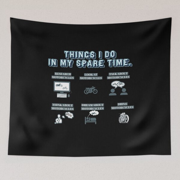 Item preview, What i do in my spare time motorcycles designed and sold by Monkey204.