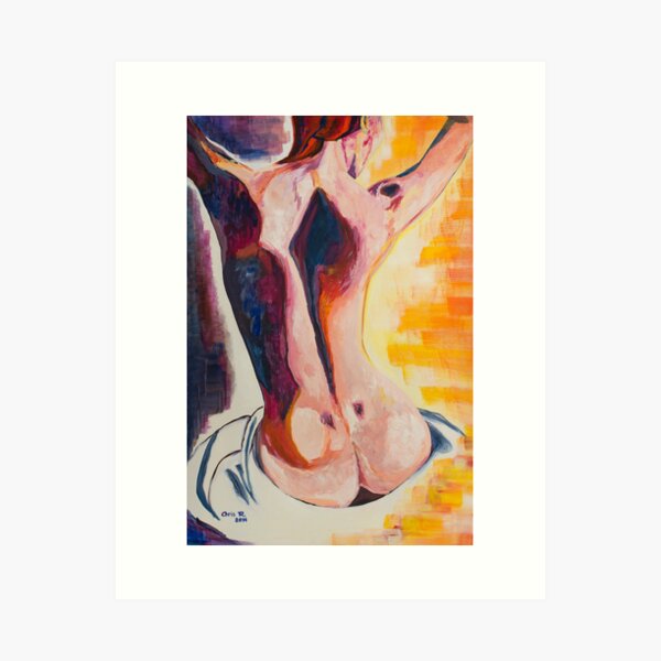 On My Neck Art Print