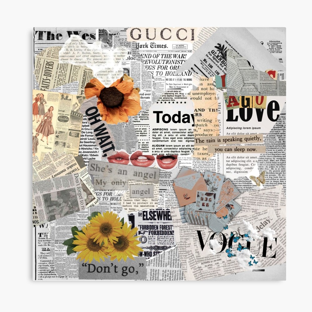 print media collage