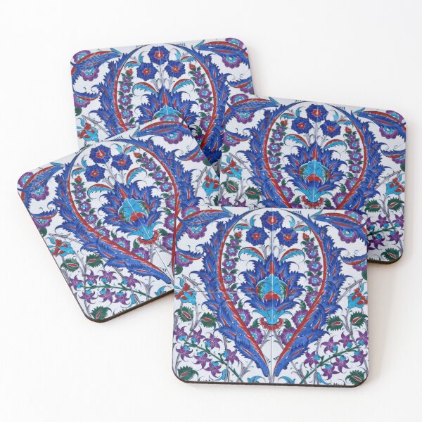 Item preview, Floral 14th century Safavid Tile work designed and sold by Afoomani.