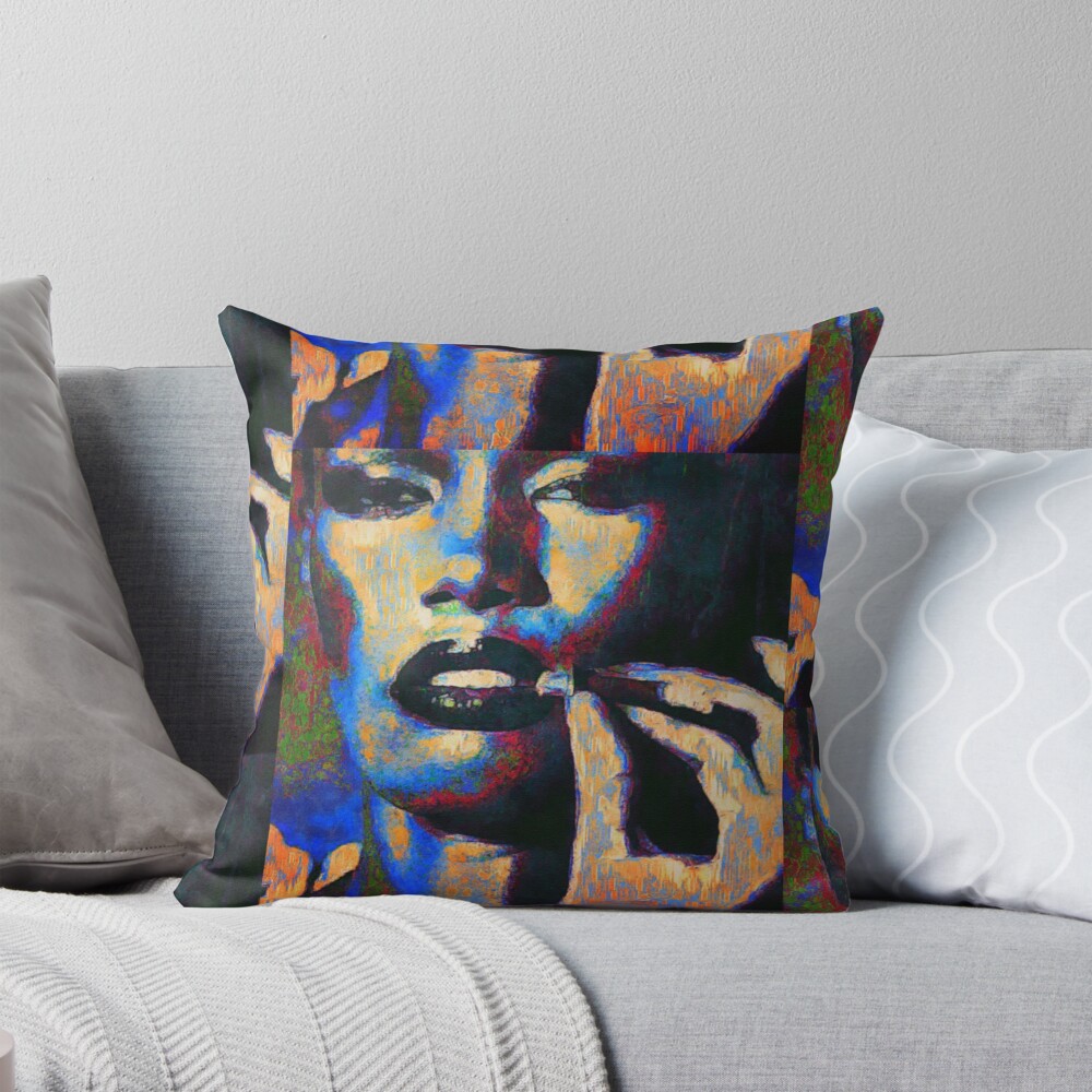Item preview, Throw Pillow designed and sold by BadBehaviour.