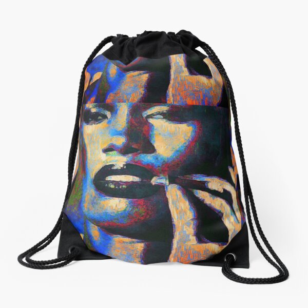 Grace Jones Drawstring Bag
