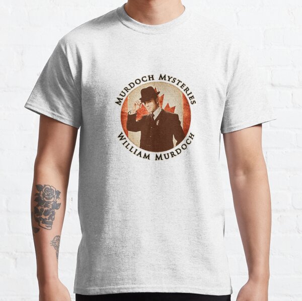 Murdoch Mysteries William Murdoch with Vintage Effect Classic T-Shirt