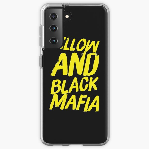 mafia amarilla y negra Funda blanda para Samsung Galaxy