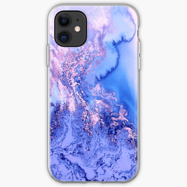marble watercolour iPhone Soft Case