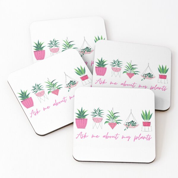 Item preview, Ask me about my plants, Cute pink designed and sold by Koalaslifestyle.