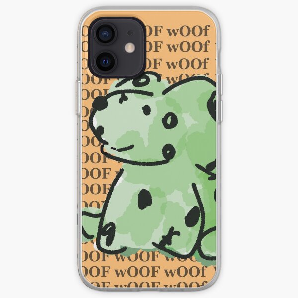 Cheerful Green Zombie Dog iPhone Soft Case