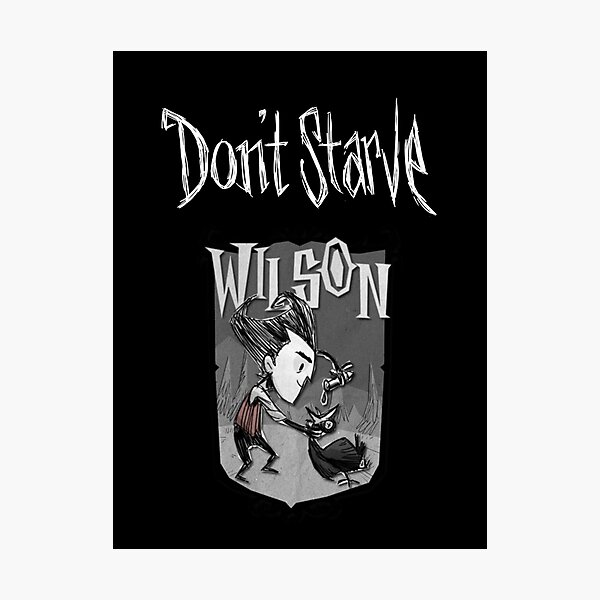 Wilson From Don T Starve Together Videogame Character Photographic Print By Lorenzognech Redbubble