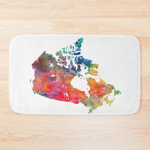 Item preview, Canada Map Watercolor by Zouzounio Art designed and sold by zouzounioart.