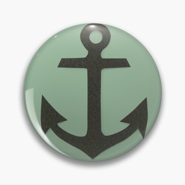 Item preview, Green Nautical Anchor  designed and sold by newburyboutique.