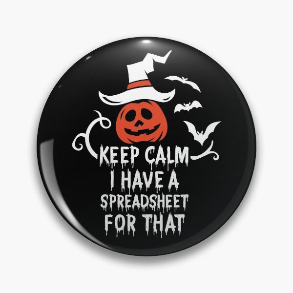 Artikelvorschau, Bleib ruhig, ich habe eine Kalkulationstabelle dafür, lustiges Halloween für Buchhalter, Gesicht zur sozialen Distanzierung entworfen und verkauft von UMED :).