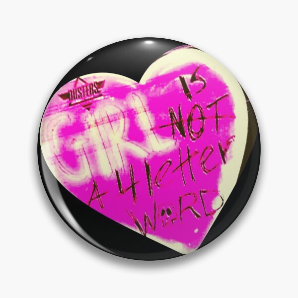 Item preview, Girl is not a Four Letter Word - Heart designed and sold by flickertoaflame.