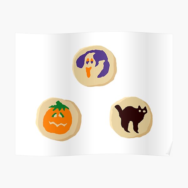 "Pillsbury Halloween Cookies" Poster by Makieroon | Redbubble