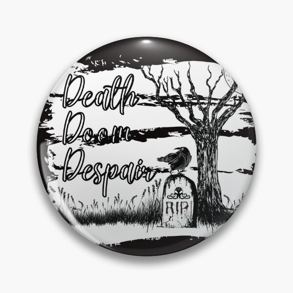 Item preview, Death, Doom, Despair designed and sold by StanwoodTattoo.
