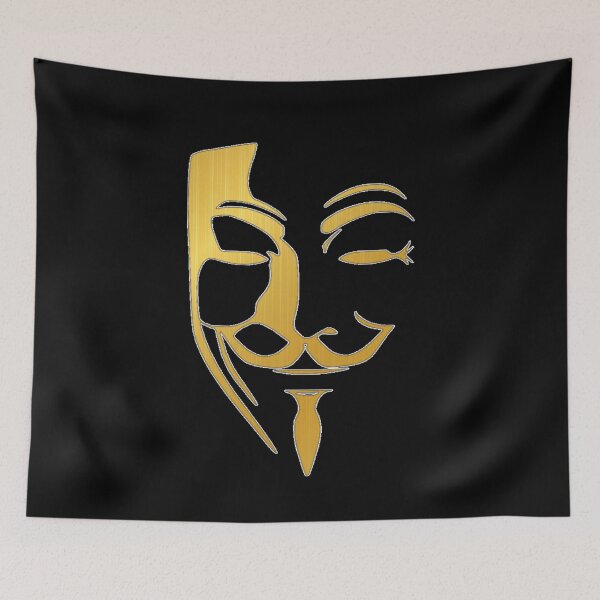 Item preview, Guy fawkes mask- in gold designed and sold by To-the-T.