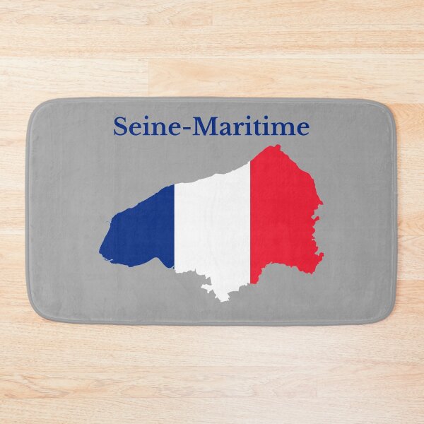 Item preview, Seine-Maritime Map, France, French Department designed and sold by marosharaf.