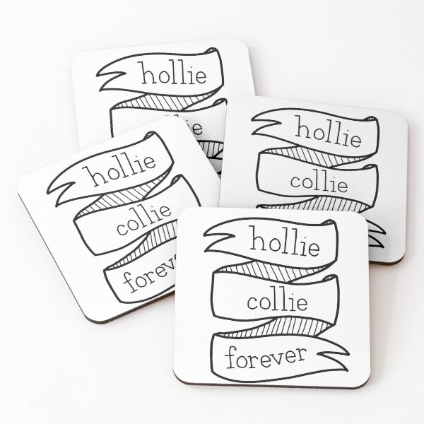 Item preview, Hollie Collie Forever Black and White Banner designed and sold by 24hourlibrary.
