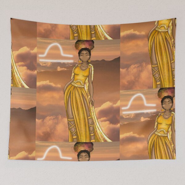 Item preview, Libra Goddess designed and sold by ColoredAfros.