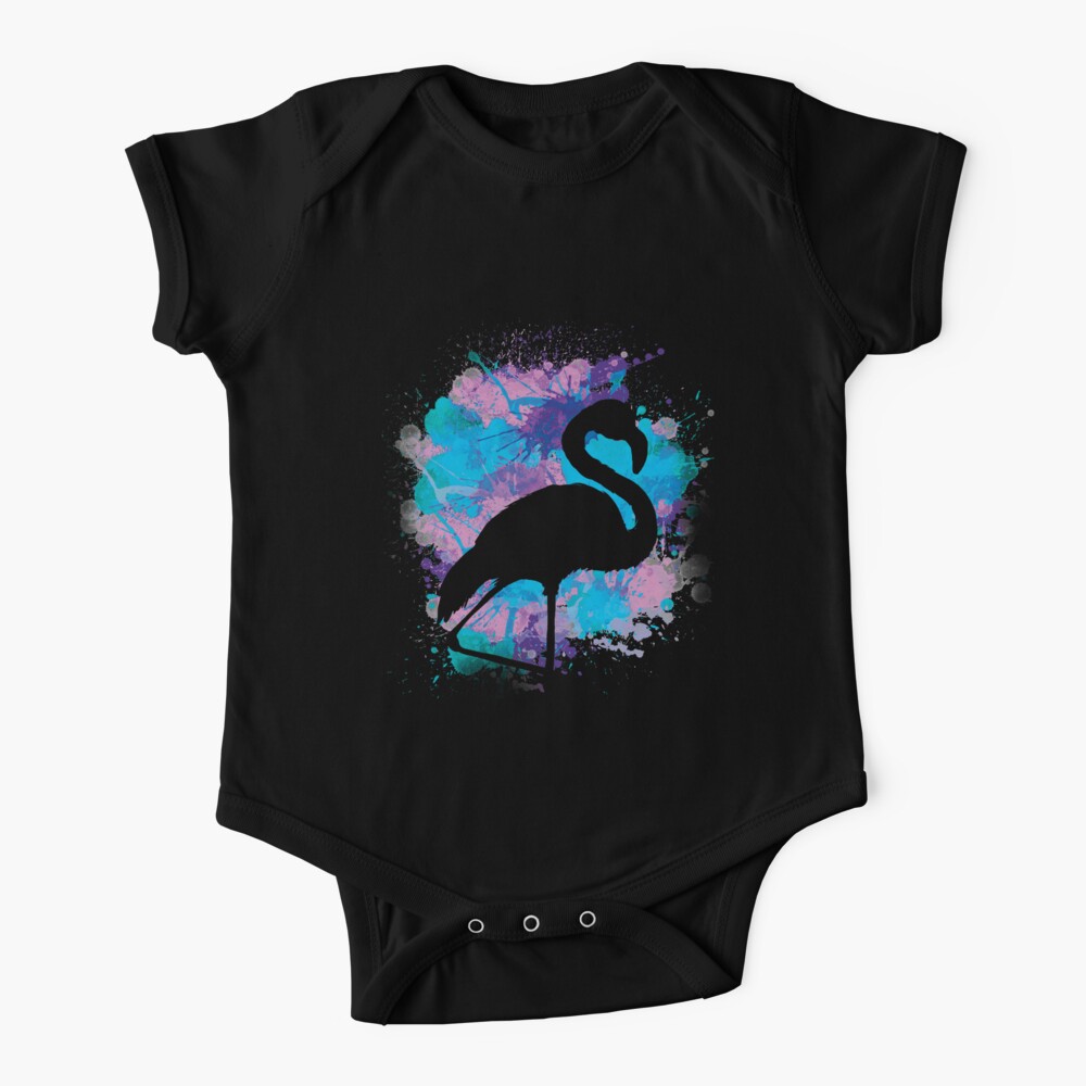 Flamingo Figur Flamingos Leben Flamingo Gang Babystrampler