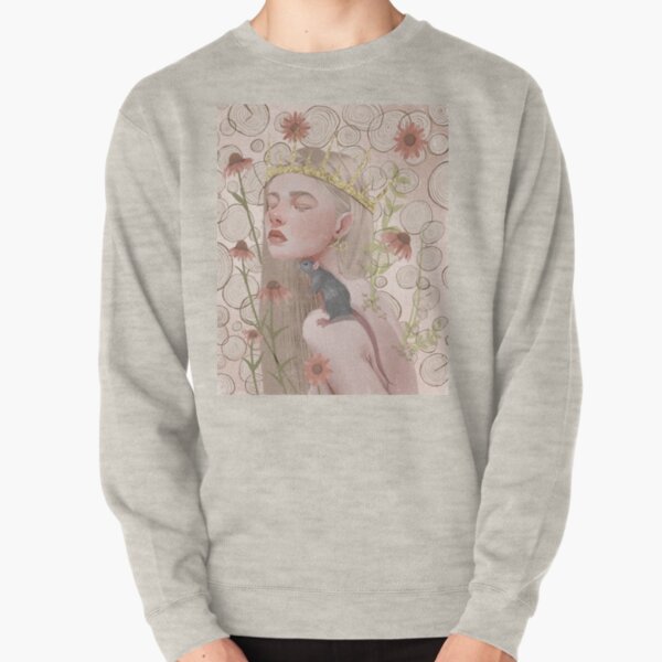 Year of the rat. Chinese zodiac illustration. Pullover Sweatshirt