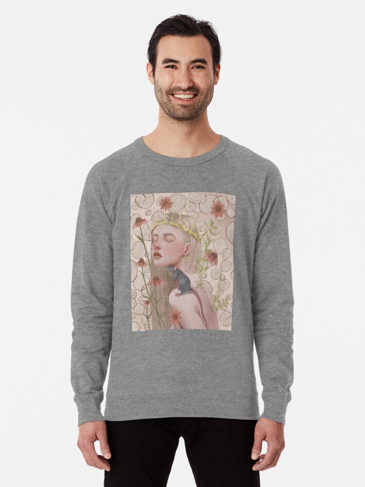 Alternate view of Year of the rat. Chinese zodiac illustration. Lightweight Sweatshirt
