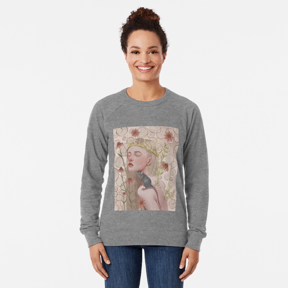 Year of the rat. Chinese zodiac illustration. Lightweight Sweatshirt