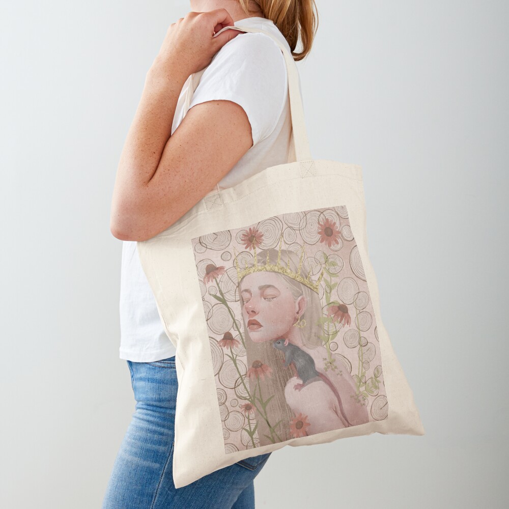 Year of the rat. Chinese zodiac illustration. Tote Bag