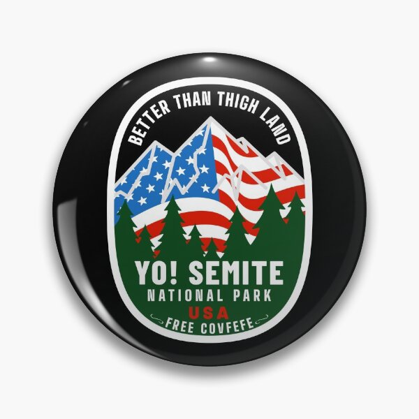Item preview, Trump Yo Semite National Park Funny American Flag Thigh Land designed and sold by ConduitExcel.