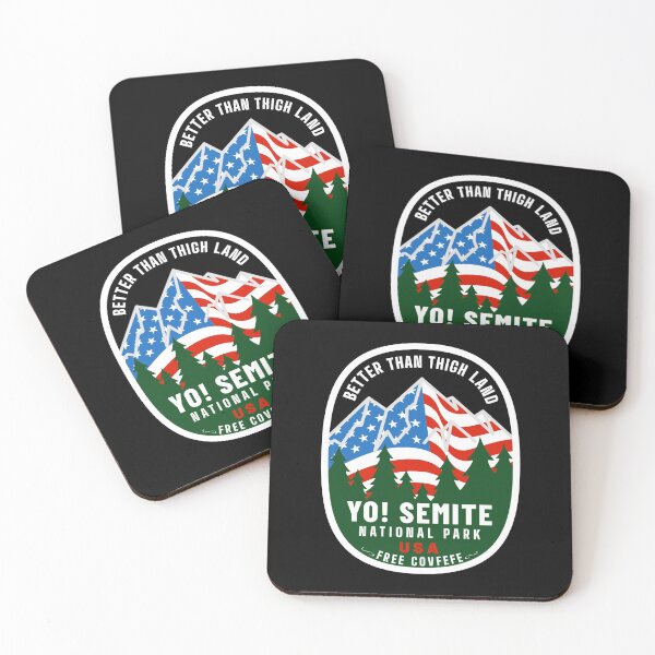 Item preview, Trump Yo Semite National Park Funny American Flag Thigh Land designed and sold by ConduitExcel.
