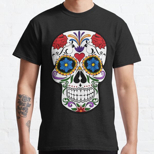 Vista previa del artículo con la obra « Arte floral de calavera de azúcar - Calavera mexicana | Día De Los Muertos | Calavera Floral del Día de Muertos», diseñado y vendido por Gascondi.