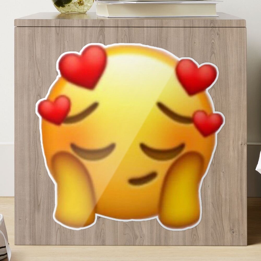 shitpost emoji cute hearts love sticker by @_bakinu_