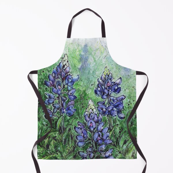Item preview, Texas Bluebonnet Watercolor Illustration designed and sold by cloudeddreams.