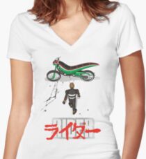 RIDE Women's Fitted V-Neck T-Shirt